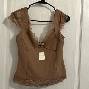 Free People Cami with lace